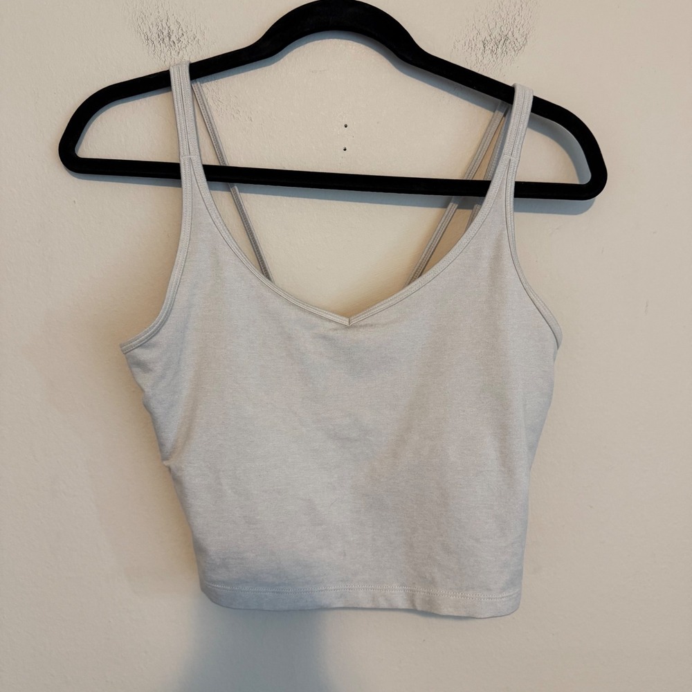 Vuori Halo Performance tank top L gray active athletic workout running gym